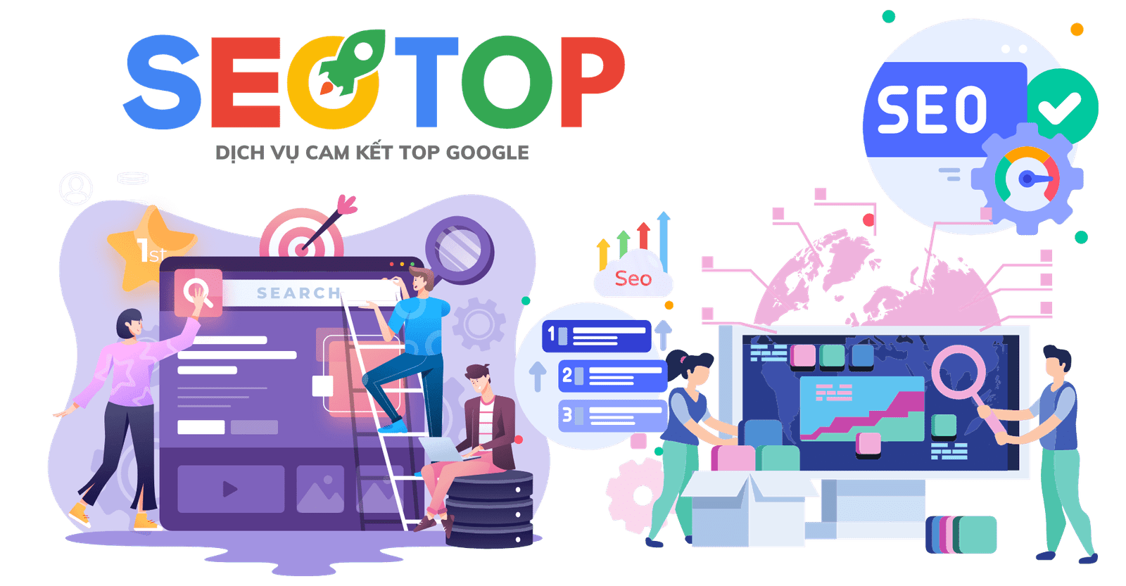 Dịch vụ seo website top 1 google dichvuseotop.com.vn