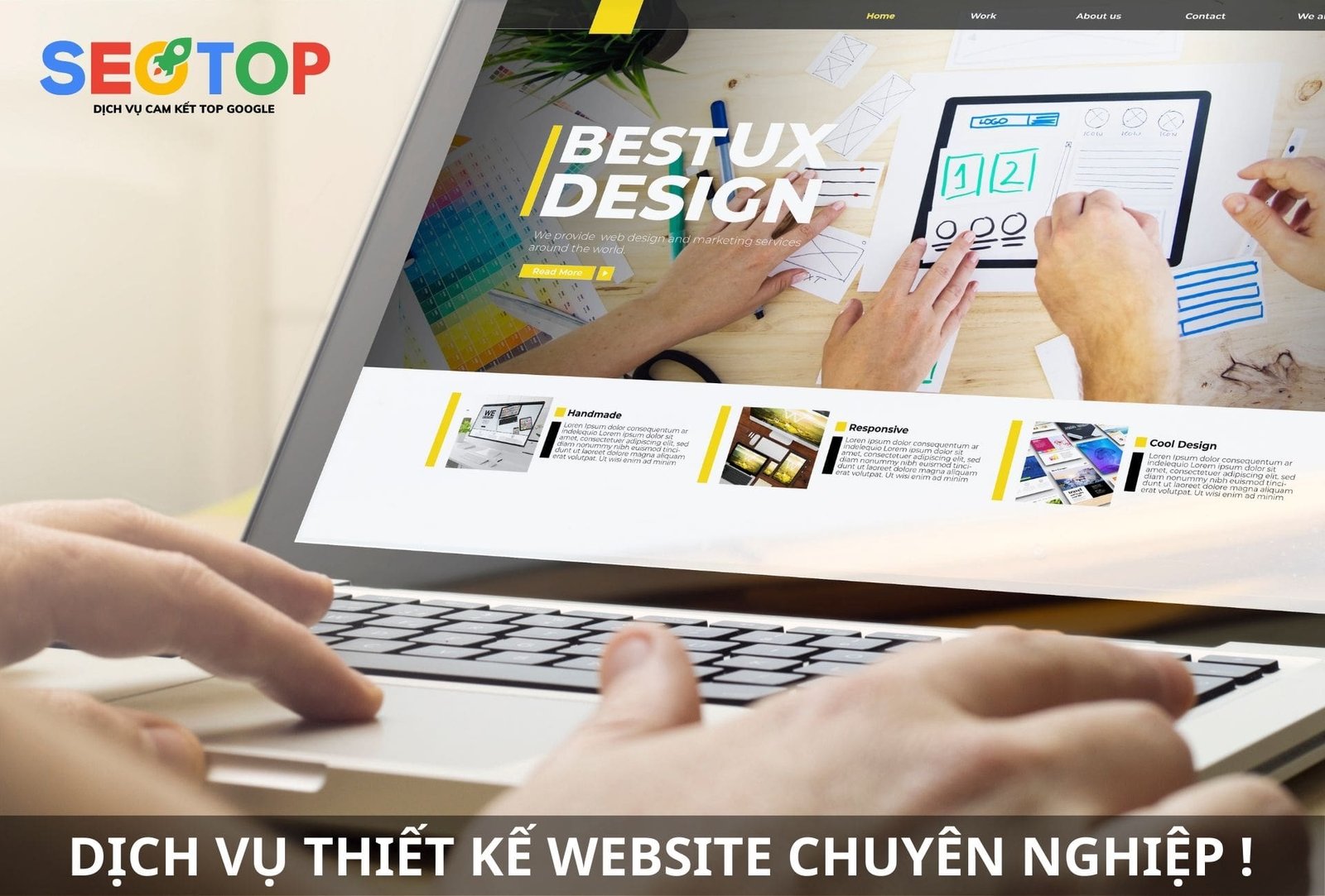 Thiết kế website dịch vụ thiết kế website